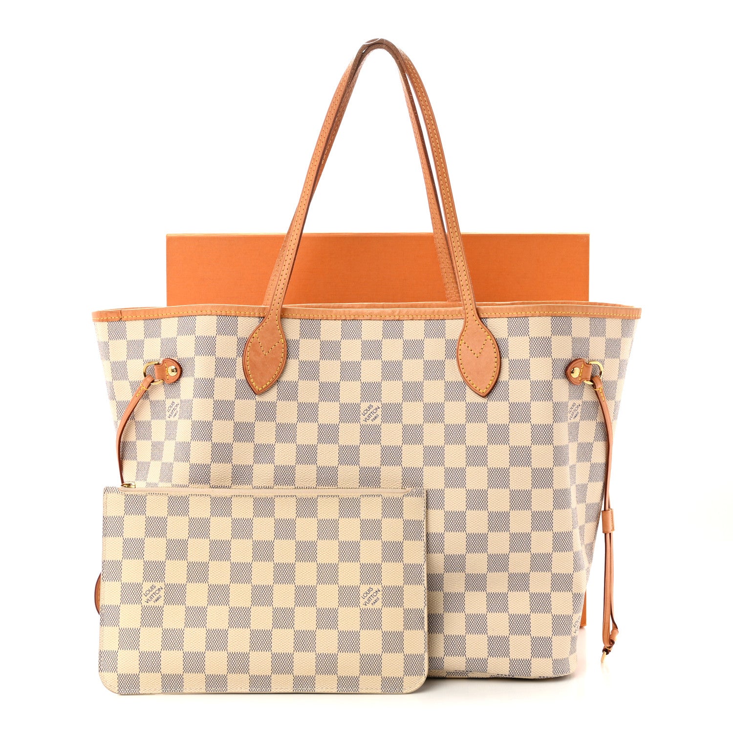 Louis Vuitton Damier Azur Neo Neverfull MM  Rose Ballerine 13 of 13