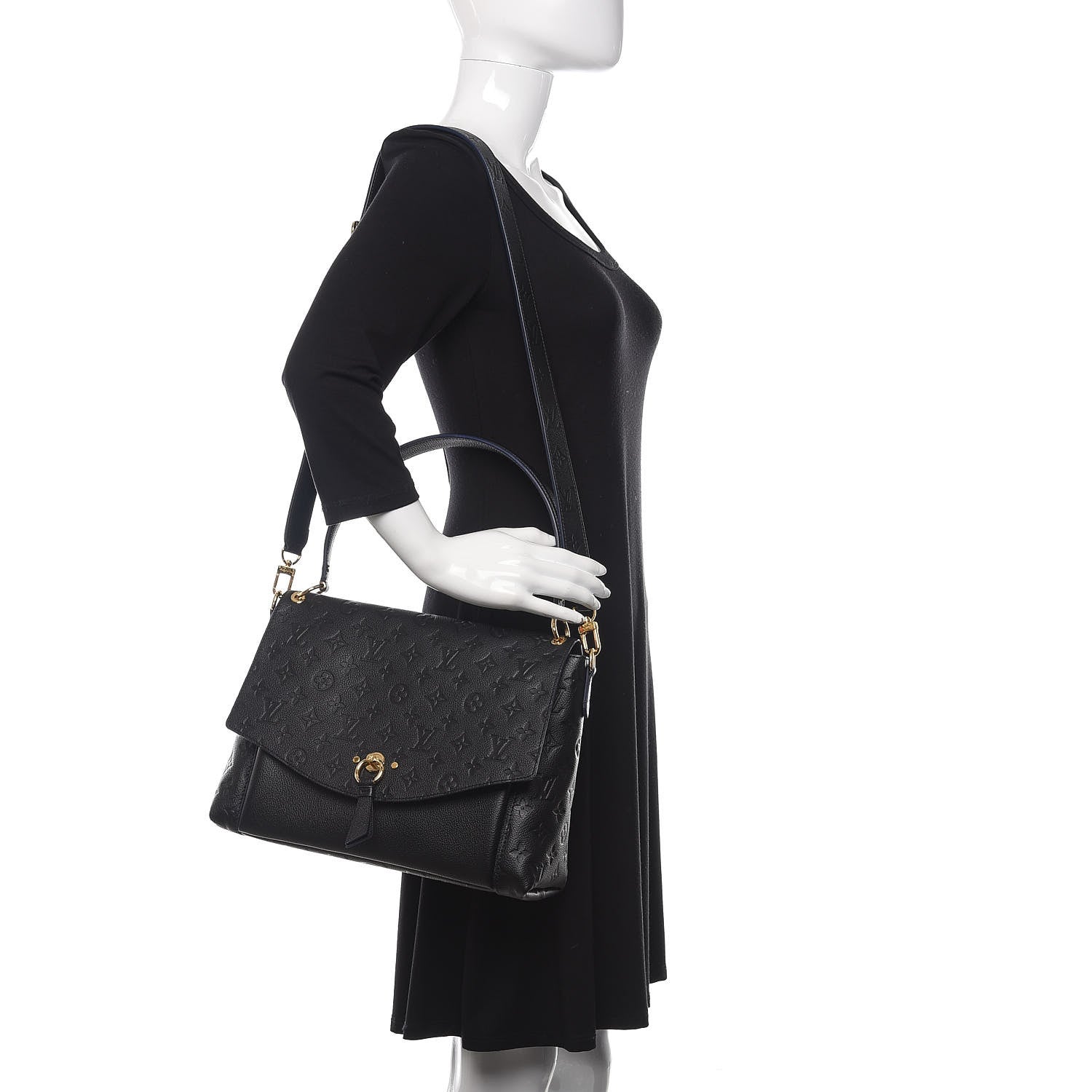 Louis Vuitton Empreinte Blanche MM Black 3 of 10