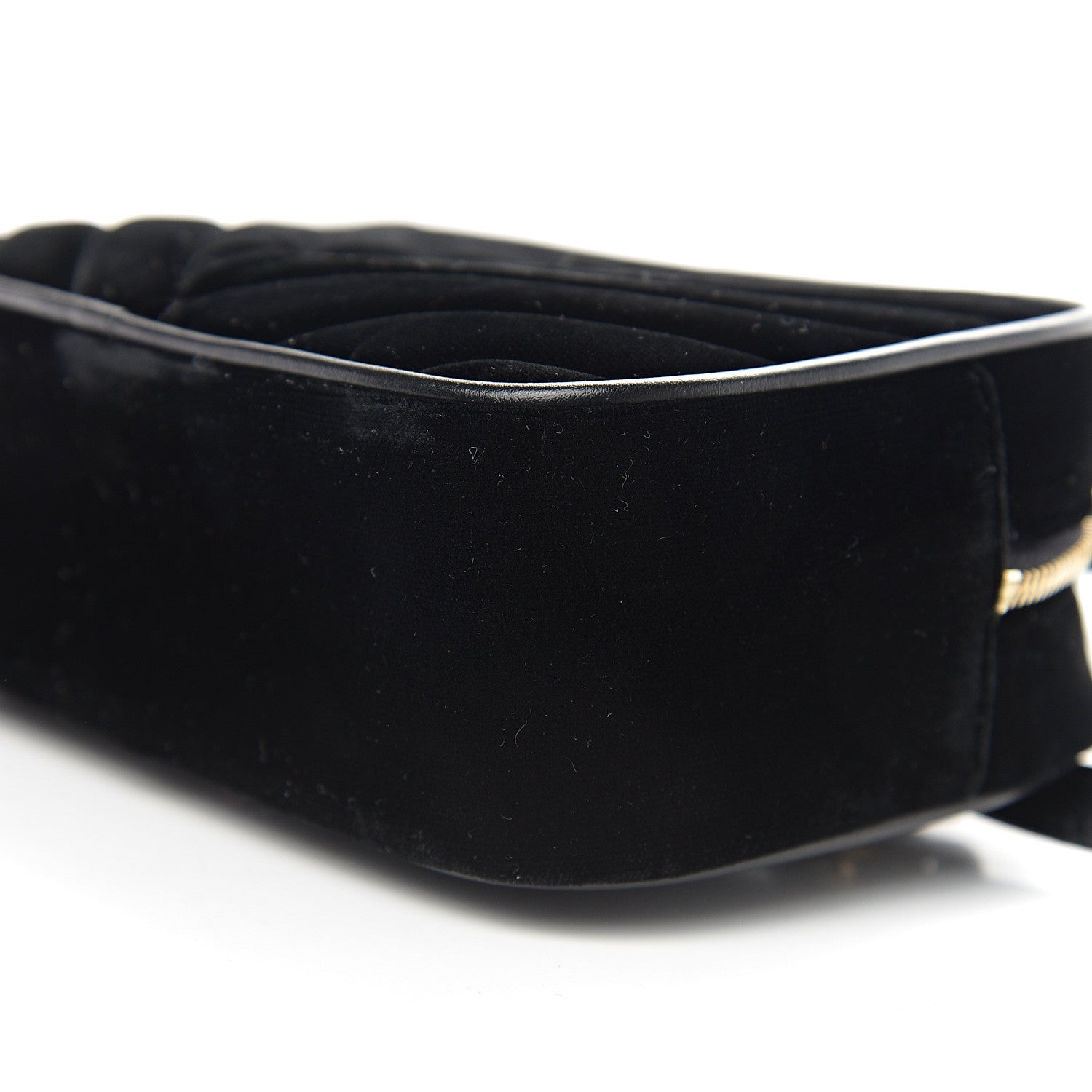Saint Laurent Velour Matelasse Monogram Lou Belt Bag Black 7 of 8