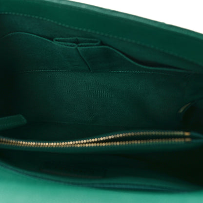 Chanel Caviar Quilted Small Coco Handle Flap Green 5 of 10