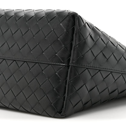 Bottega Veneta Nappa Intrecciato Small North South Tote Black 10 of 13