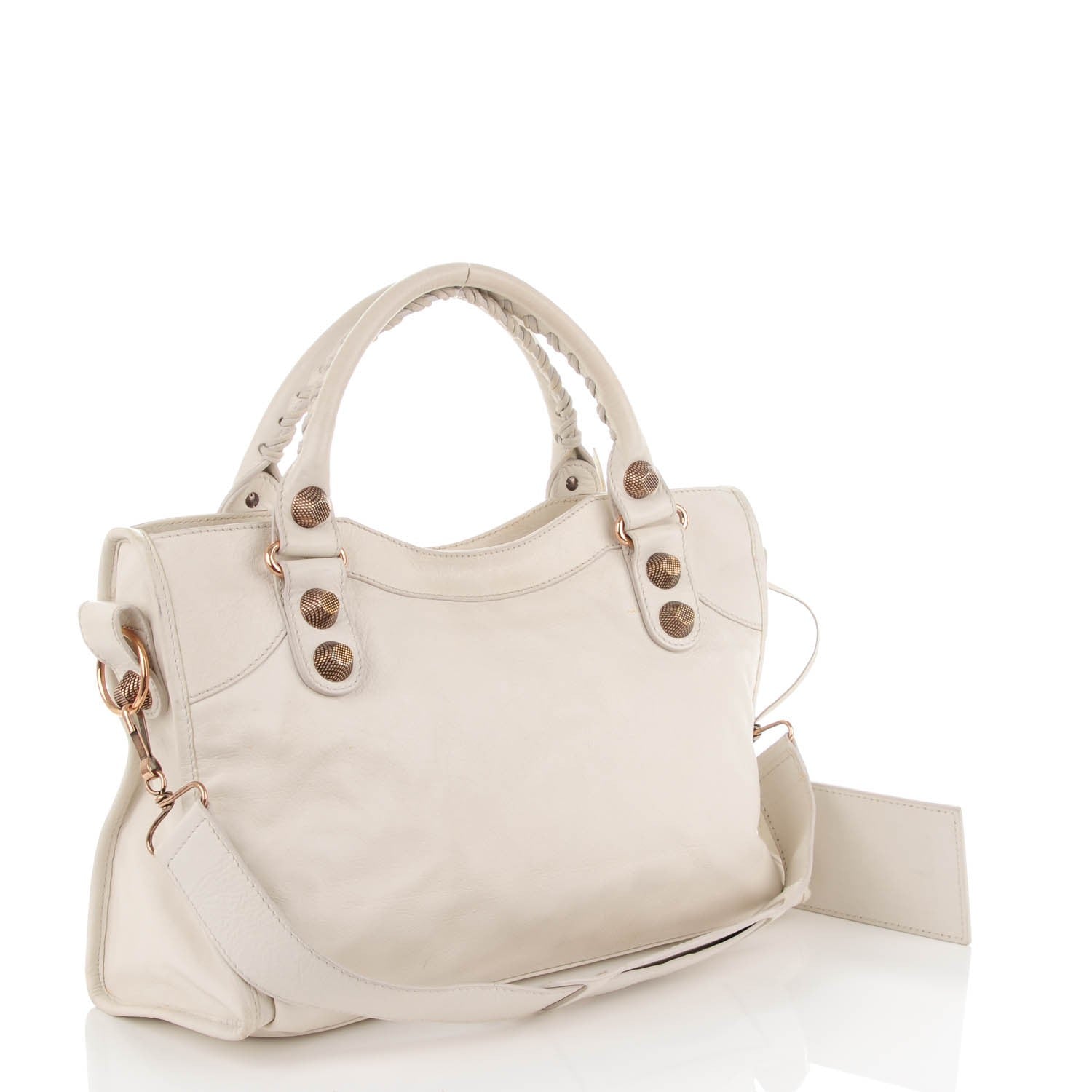 Balenciaga Agneau Giant 21 Rose Gold Hardware City White Light 3 of 10