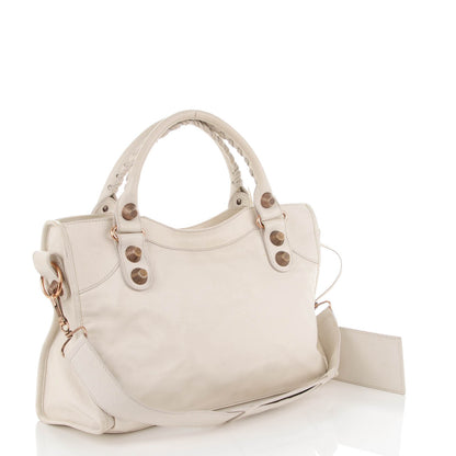 Balenciaga Agneau Giant 21 Rose Gold Hardware City White Light 3 of 10