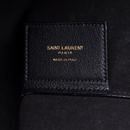 Saint Laurent Calfskin Large Shopping Tote Black 6 of 10