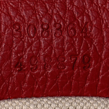 Gucci Pebbled Calfskin Small Soho Disco Bag Tabasco Red 7 of 13