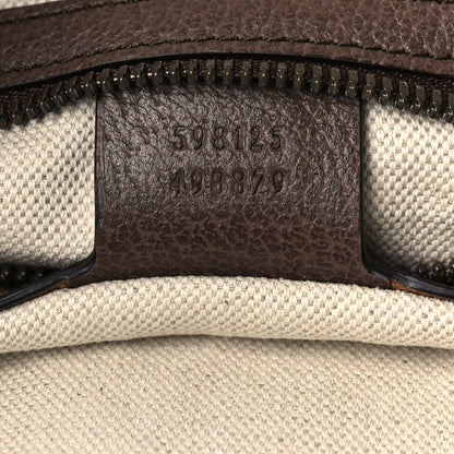 Gucci GG Supreme Monogram Web Small Ophidia Half Moon Hobo Brown 7 of 9