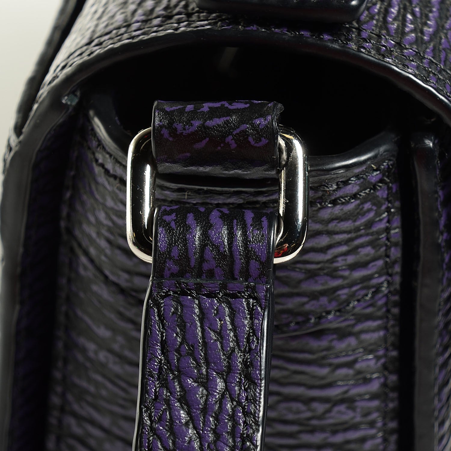 3.1 Phillip Lim 3.1 Textured Calfskin Pashli Mini Messenger African Violet 9 of 9