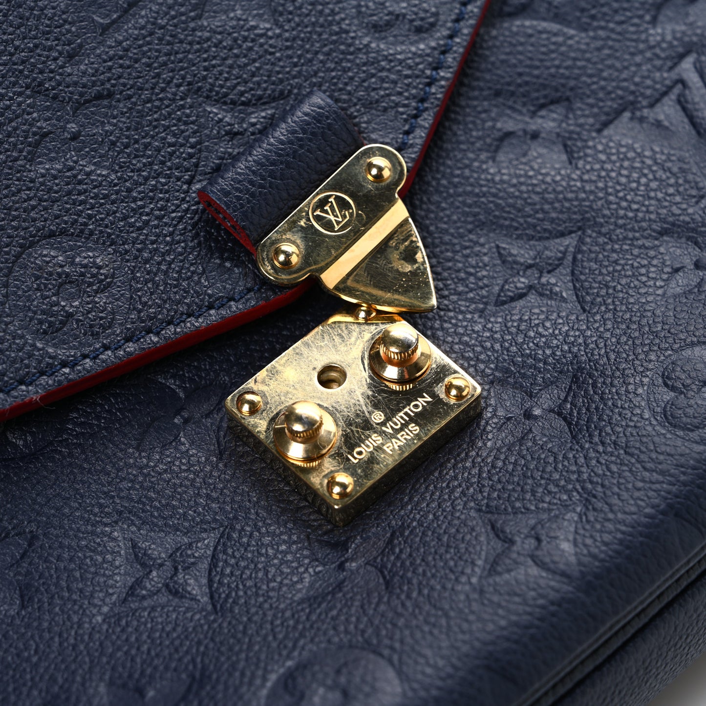 Empreinte Pochette Metis Marine Rouge