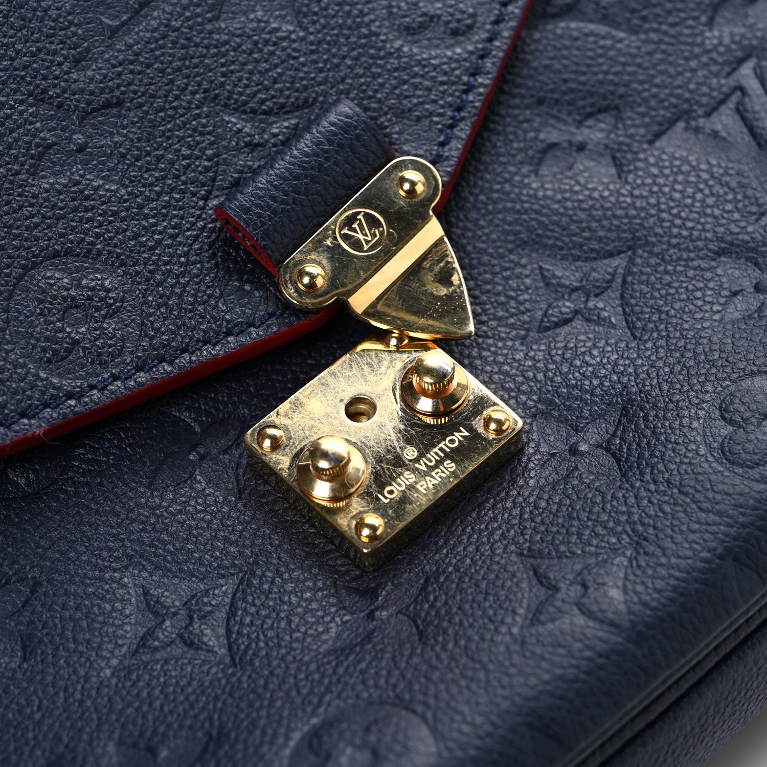 Louis Vuitton Empreinte Pochette Metis Marine Rouge 11 of 11