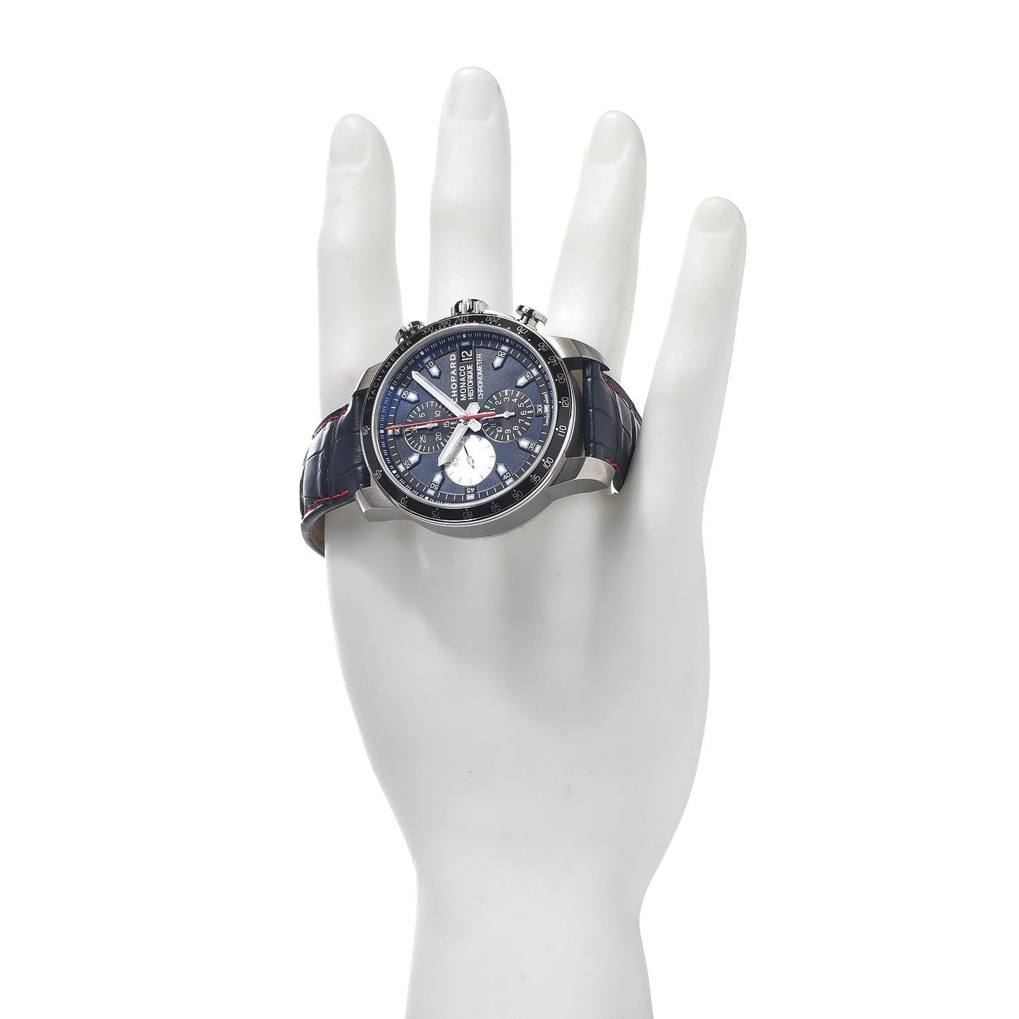 Stainless Steel Alligator 46mm Grand Prix de Monaco Historique Automatic Watch Blue
