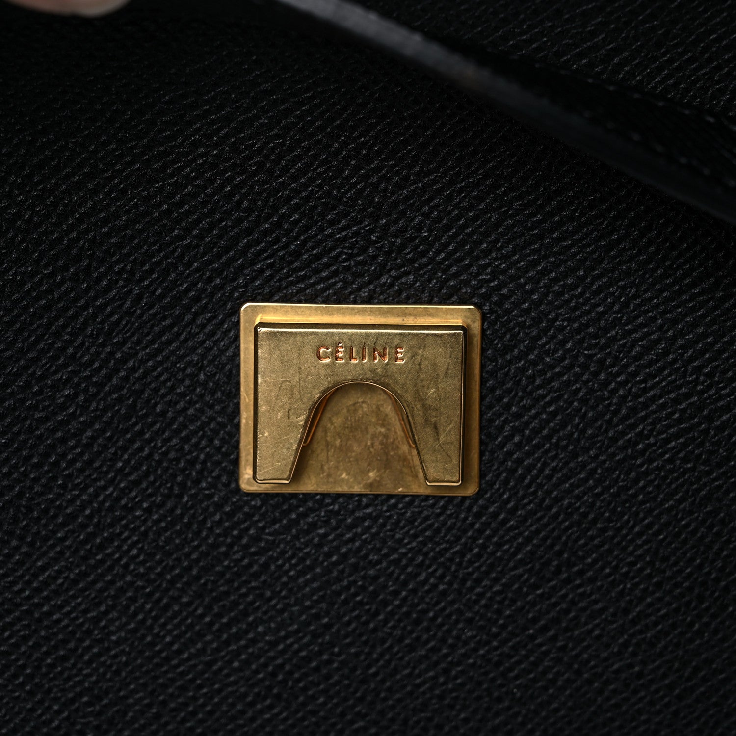 Celine Grained Calfskin Small Belt Bag Black 12 of 12