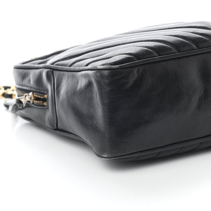 Chanel Lambskin Surpique Chevron Small Tote Black 9 of 10
