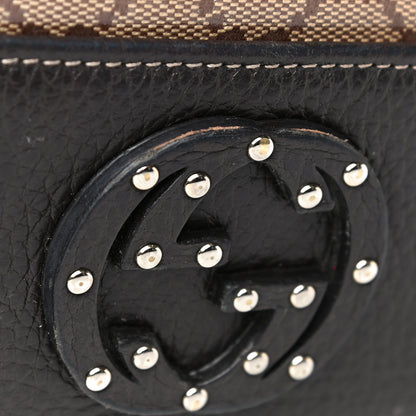 Gucci Calfskin Monogram Blondie Continental Wallet Dark Brown 6 of 11