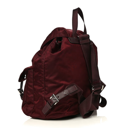 Prada Tessuto Nylon Vela Medium Backpack Bordeaux 2 of 9