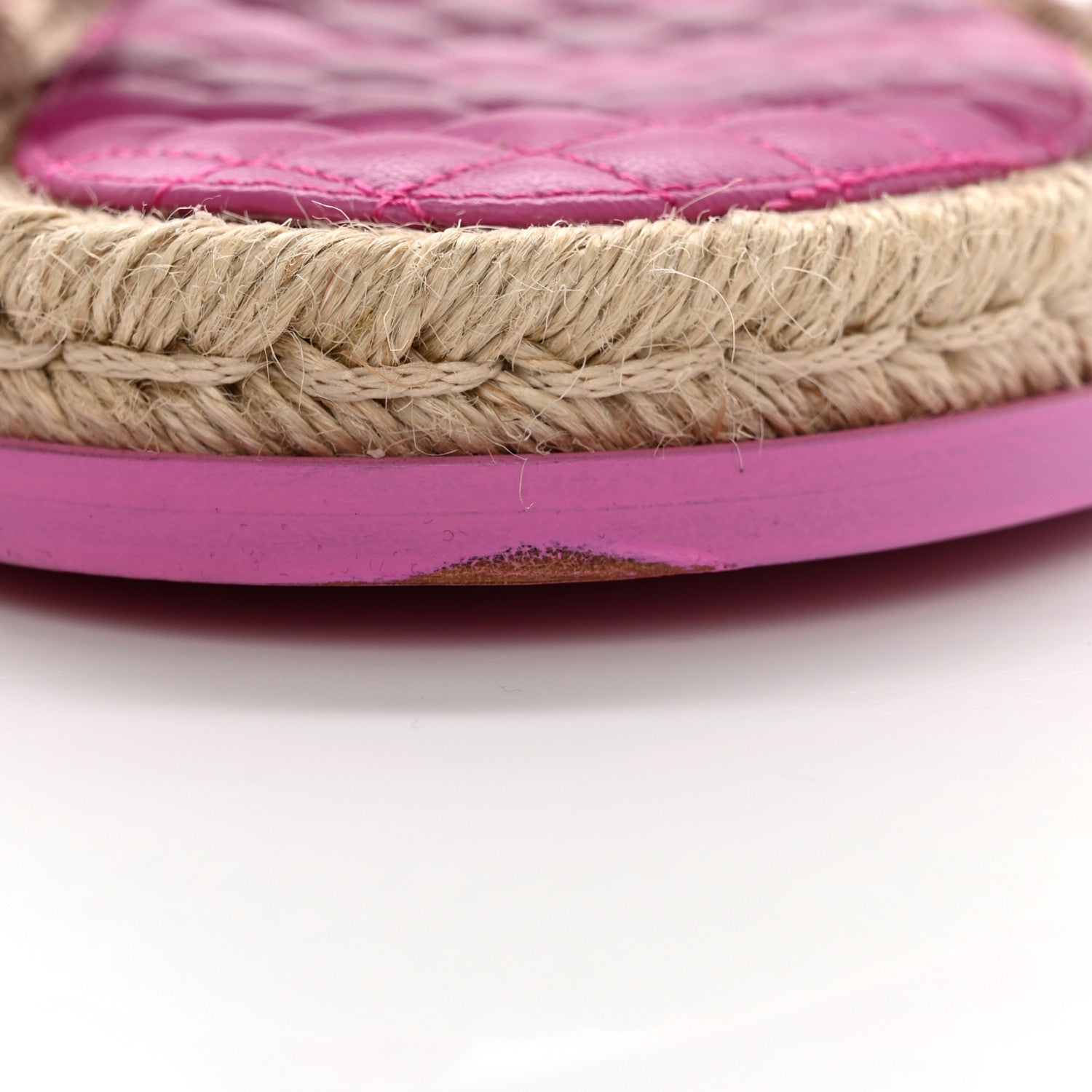 Chanel Velvet CC Flat Sandals 41 Pink 9 of 10