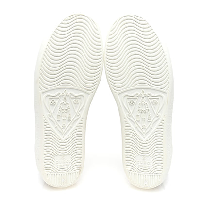 Gucci Calfskin Crocodile Web Womens Ace Sneakers 35 White Green 5 of 9
