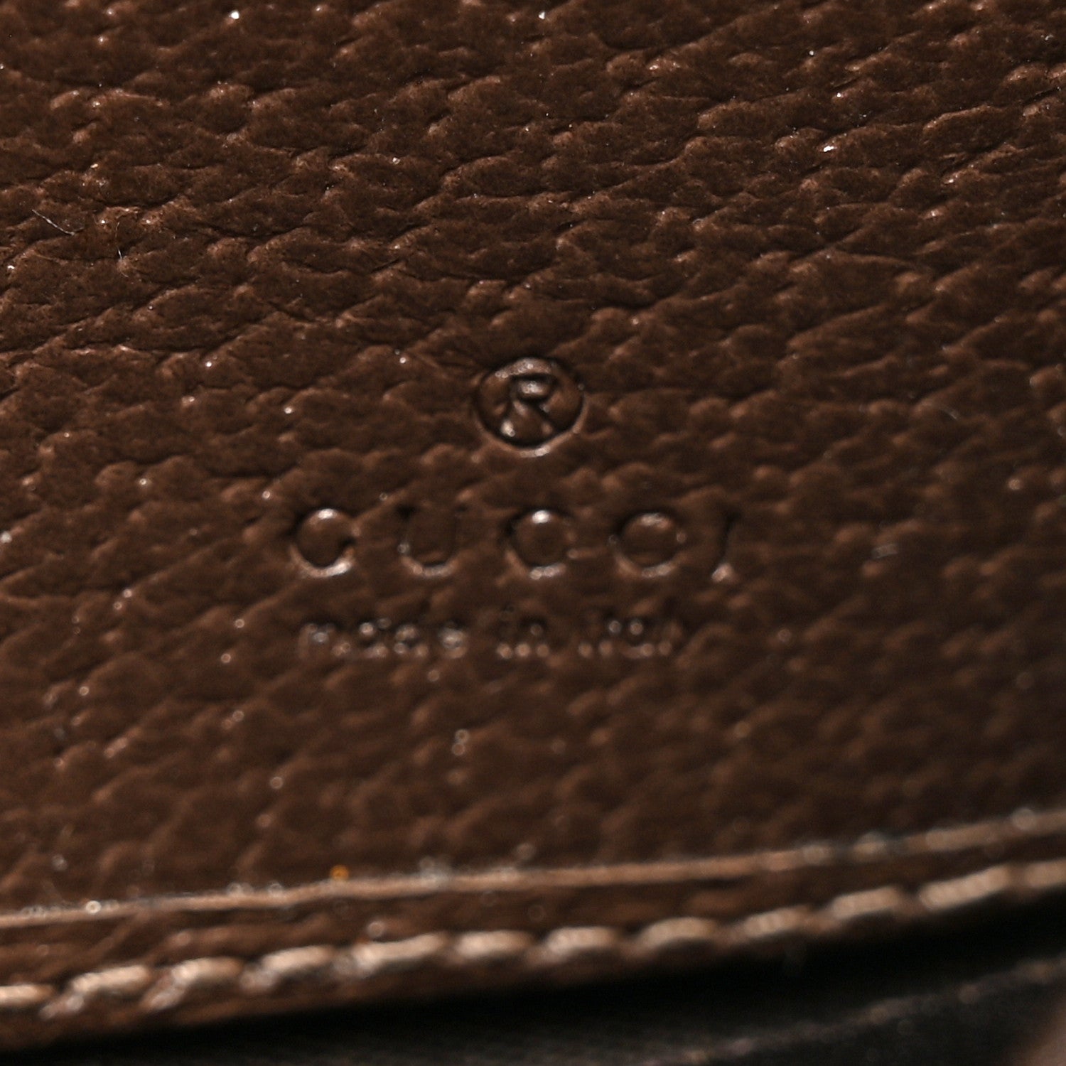 Gucci GG Supreme Monogram Web Ophidia Wallet On Chain Brown 6 of 16