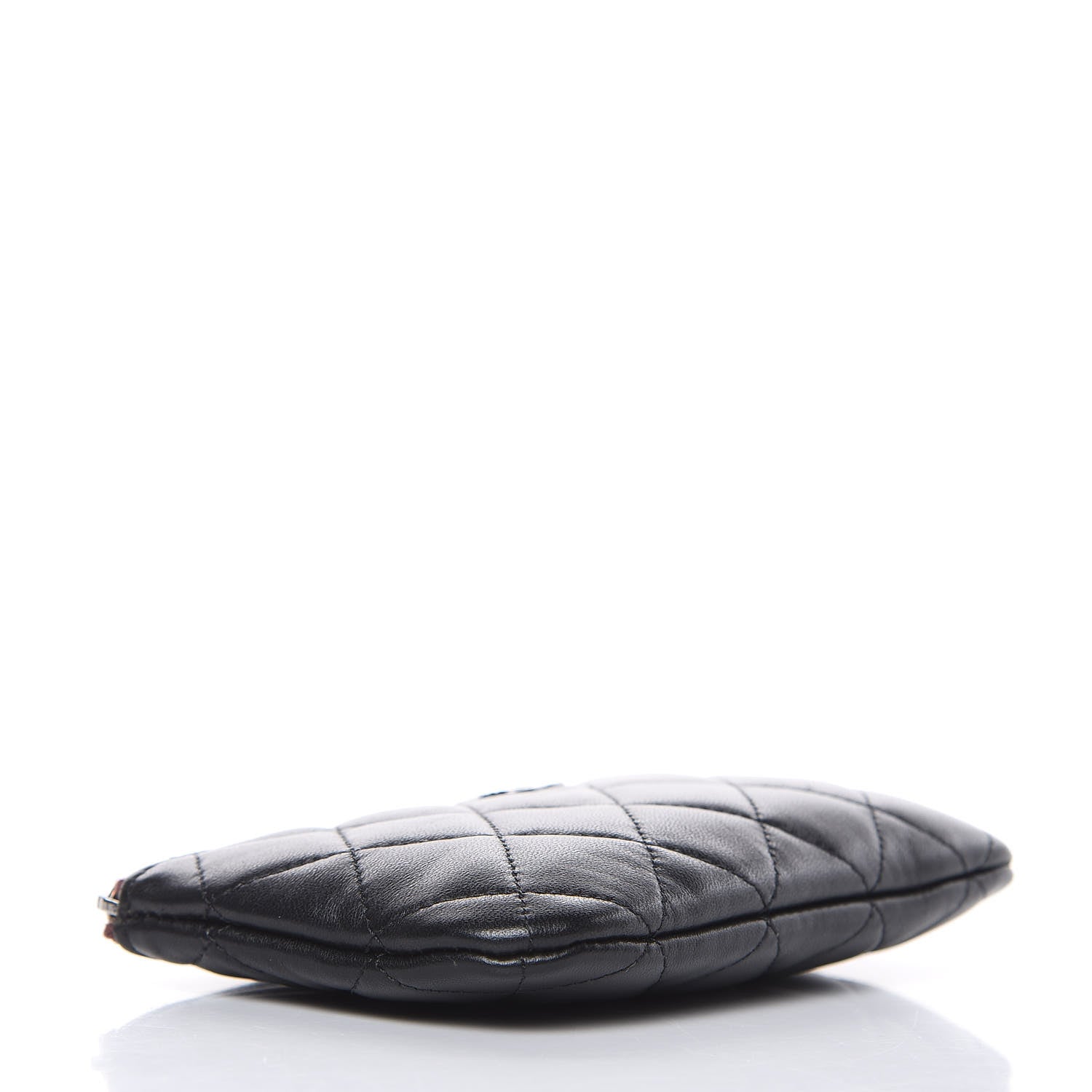 Chanel Lambskin Quilted Small Cosmetic Case Black 4 of 8