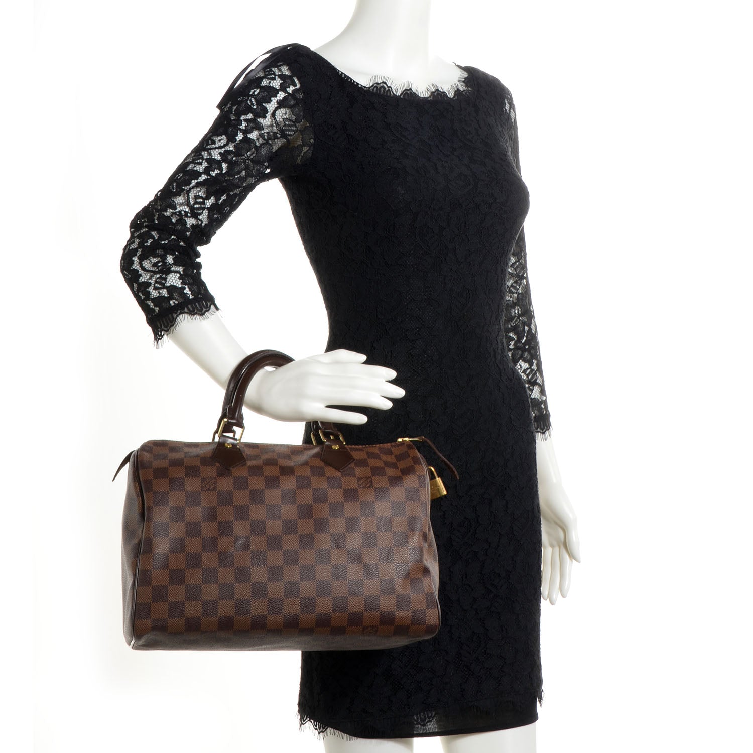 Louis Vuitton Damier Ebene Speedy 30 2 of 7