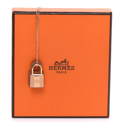 Hermes Swift Small O'Kelly Pendant Necklace Gold 7 of 7