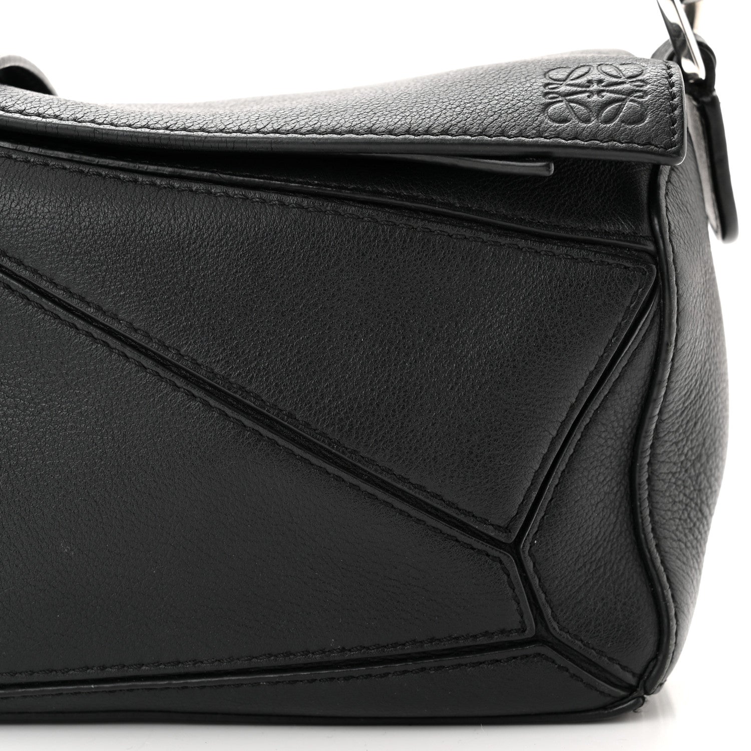 Loewe Calfskin Mini Puzzle Bag Black 7 of 14