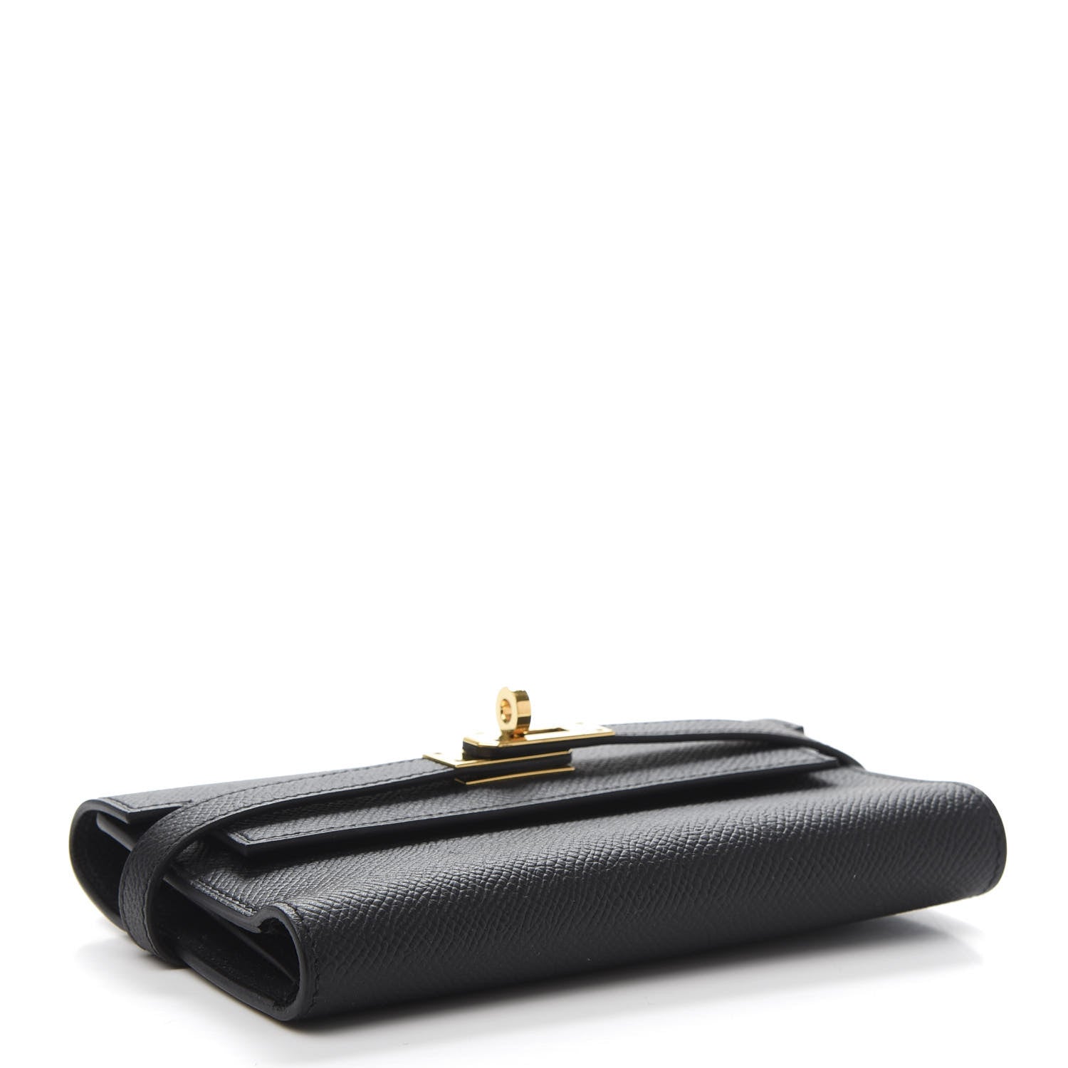 Hermes Epsom Medium Kelly Wallet Black 4 of 9
