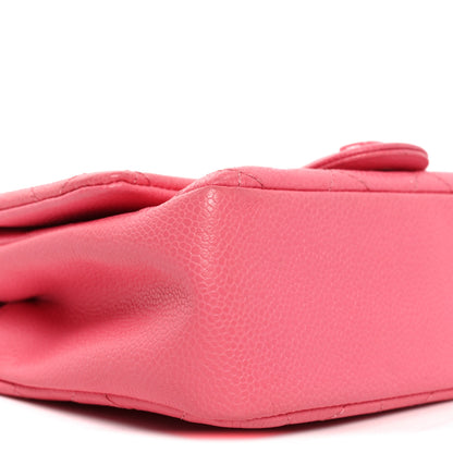 Chanel Caviar Quilted Mini Incognito Square Flap Pink 10 of 11