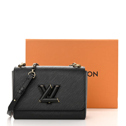 Louis Vuitton Epi Twist Braided Strap Shoulder Bag MM Black 12 of 12