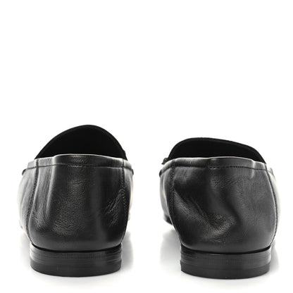 Gucci Lambskin Womens Brixton Horsebit Loafers 39 Black 5 of 8