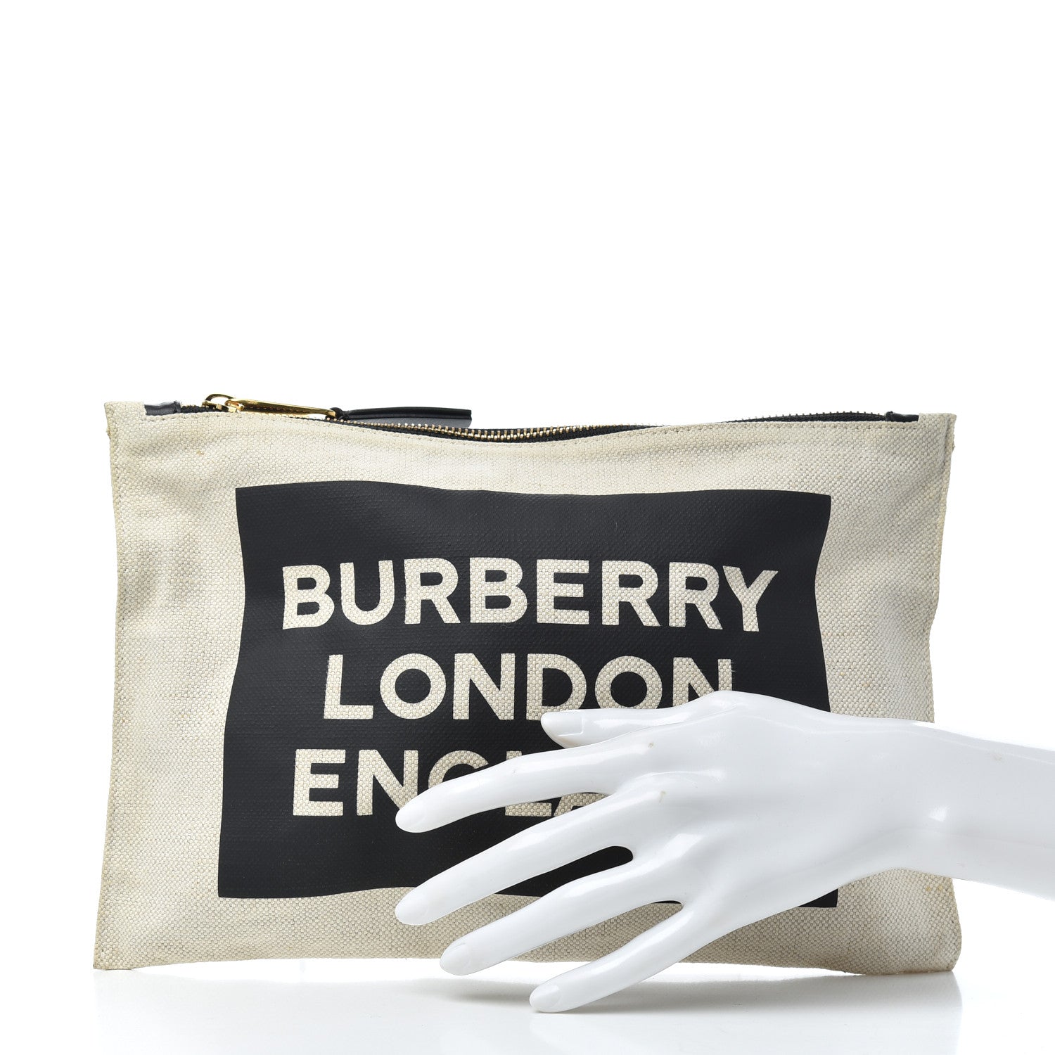Burberry Canvas Logo Pouch 2 of 7