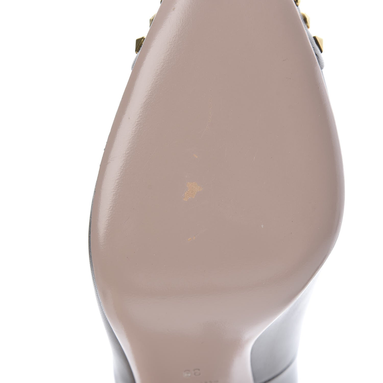 Gucci Nappa Studded Glow Light Pumps 39 Taupe 9 of 13
