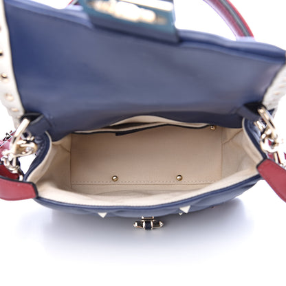 Valentino Garavani Nappa Mini Candystud Top Handle Bag Navy 5 of 13