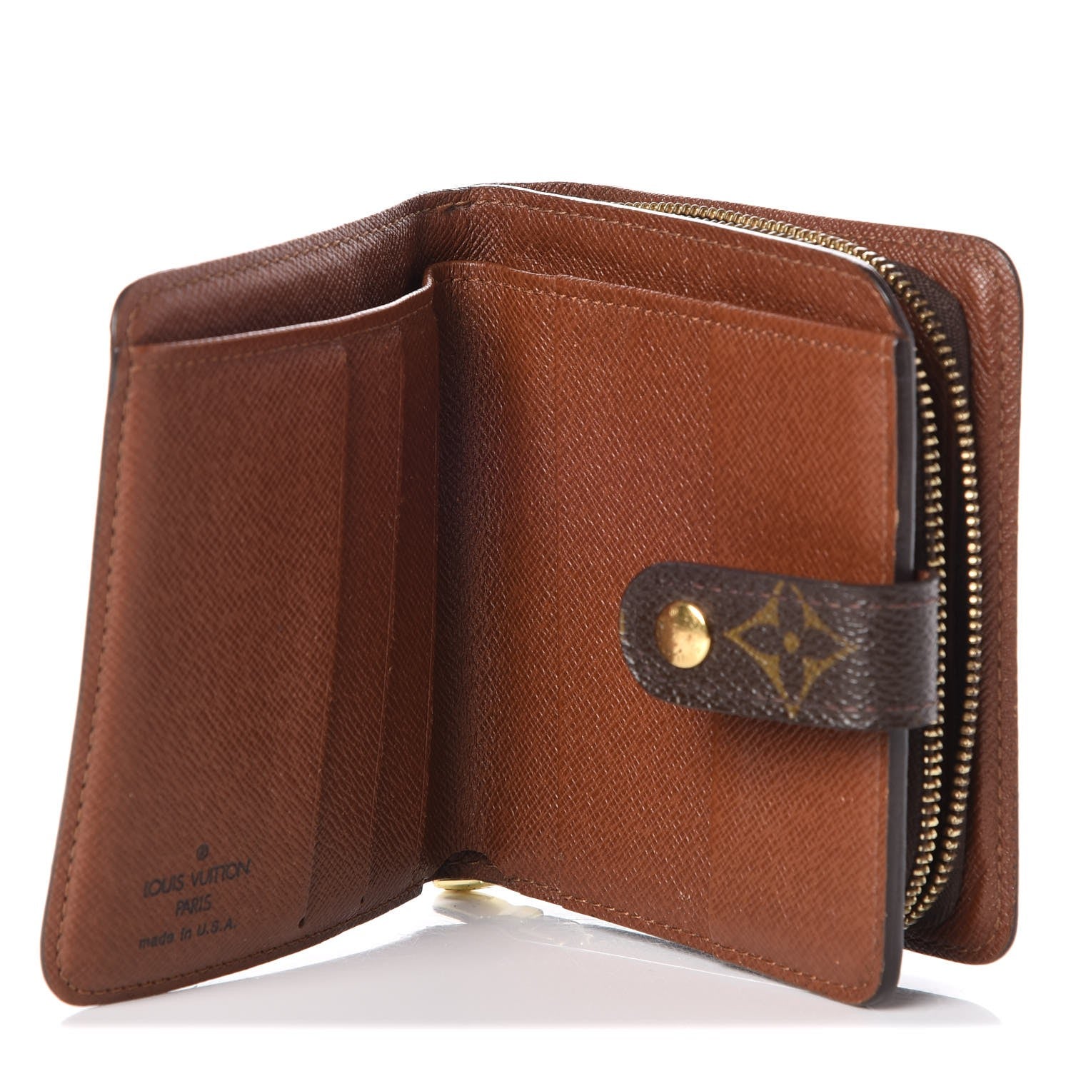 Louis Vuitton Monogram Compact Zippe Zipped Wallet 6 of 11