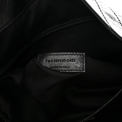 Saint Laurent Crinkled Calfskin Matelasse Monogram Large Niki Shopper Tote Black 7 of 13