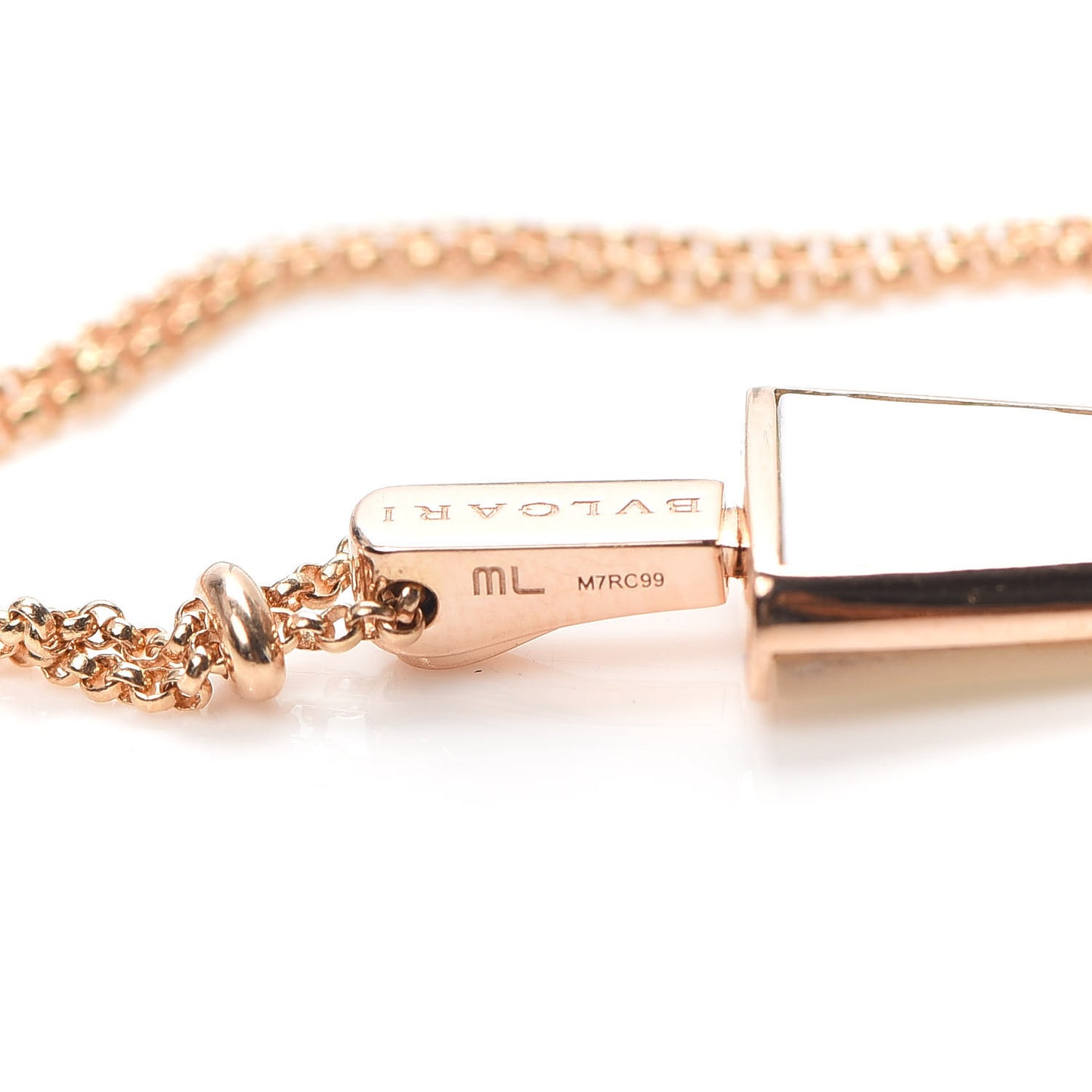 18K Rose Gold Mother of Pearl Diamond Gelati Bracelet ML