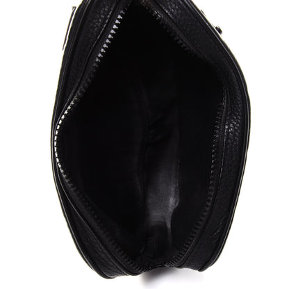 Louis Vuitton Taurillon Monogram Uniformes Solar Ray Soft Pochette Volga Belt Bag Black 5 of 14