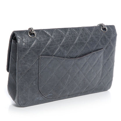 Chanel Aged Calfskin 50th Anniversary 2.55 Reissue 227 Flap Grey 3 of 8