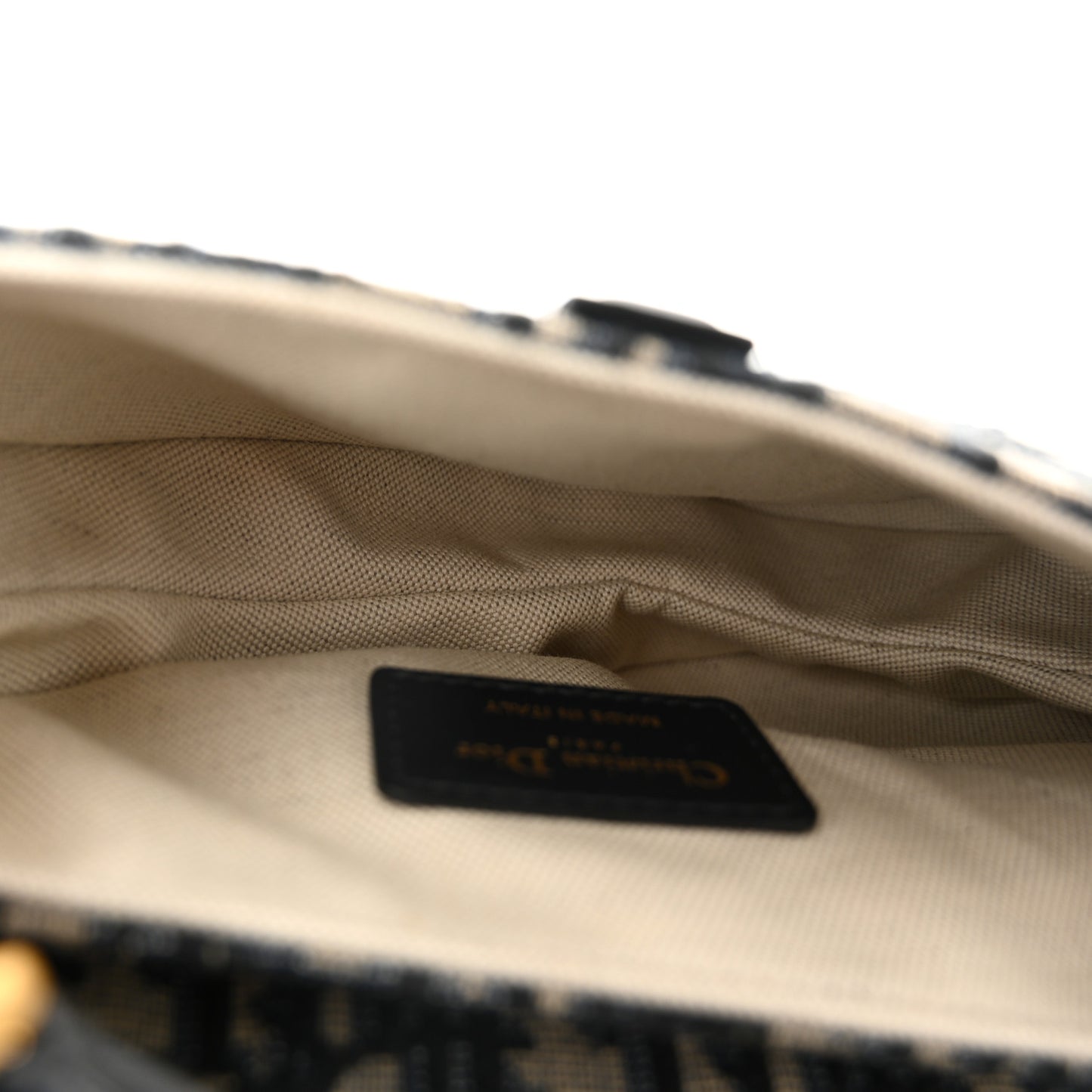 Oblique Mini Saddle Bag With Strap Blue