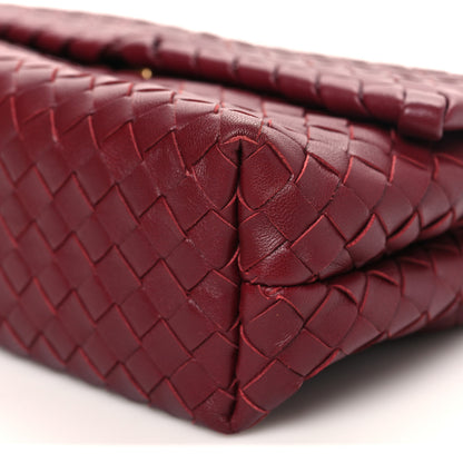 Bottega Veneta Nappa Intrecciato Baby Olimpia Shoulder Bag Bordeaux 10 of 10
