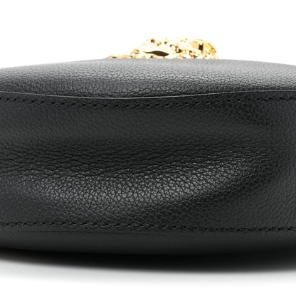 Versace Calfskin La Medusa Round Camera Bag Black 7 of 8