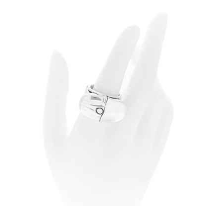 John Hardy Sterling Silver Wide Bamboo Ring 54 7 2 of 4
