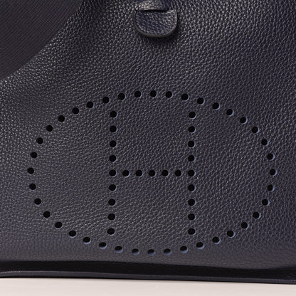 Hermes Taurillon Clemence Evelyne III GM Bleu Nuit 11 of 11
