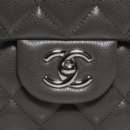 Chanel Caviar Maxi Single Flap Grey 5 of 9