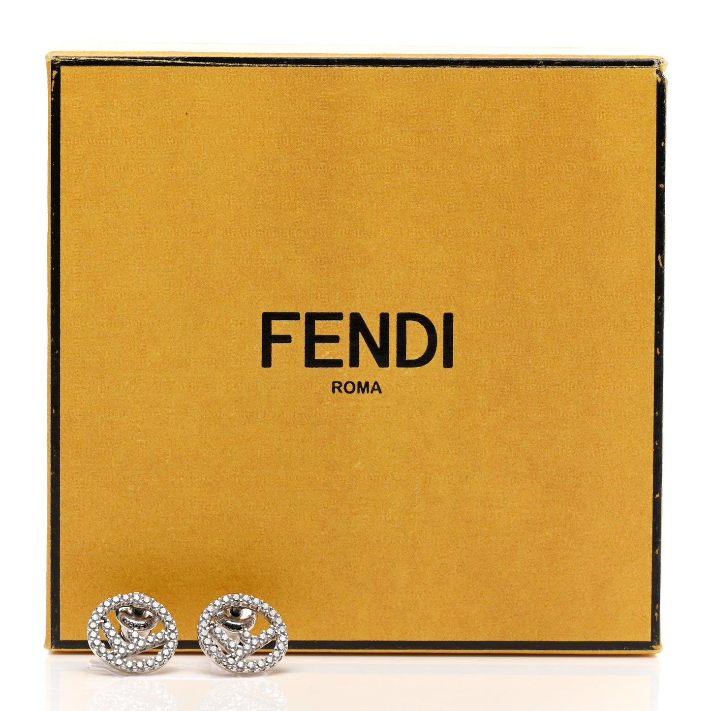 F is Fendi Earrings Silver