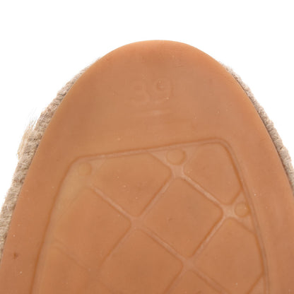 Chanel Lambskin CC Espadrilles 39 Black 7 of 25