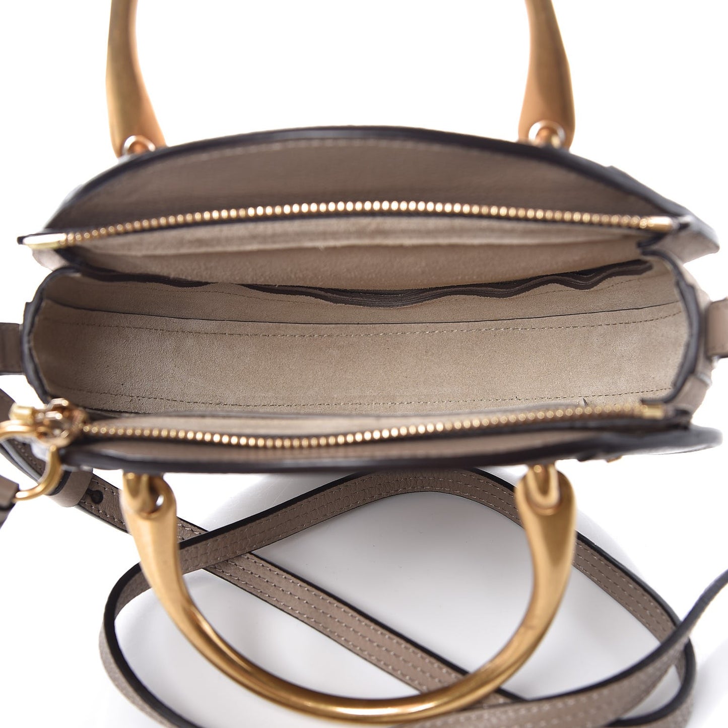 Calfskin Suede Small Pixie Bag Motty Grey