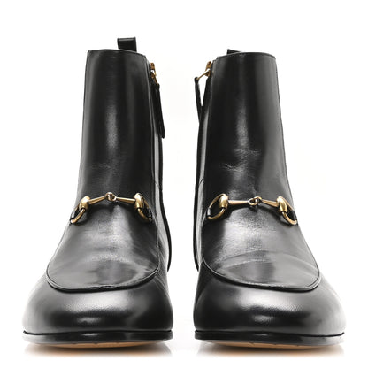 Gucci Malaga Kid Womens Jordaan Ankle Boots 40 Black 3 of 8
