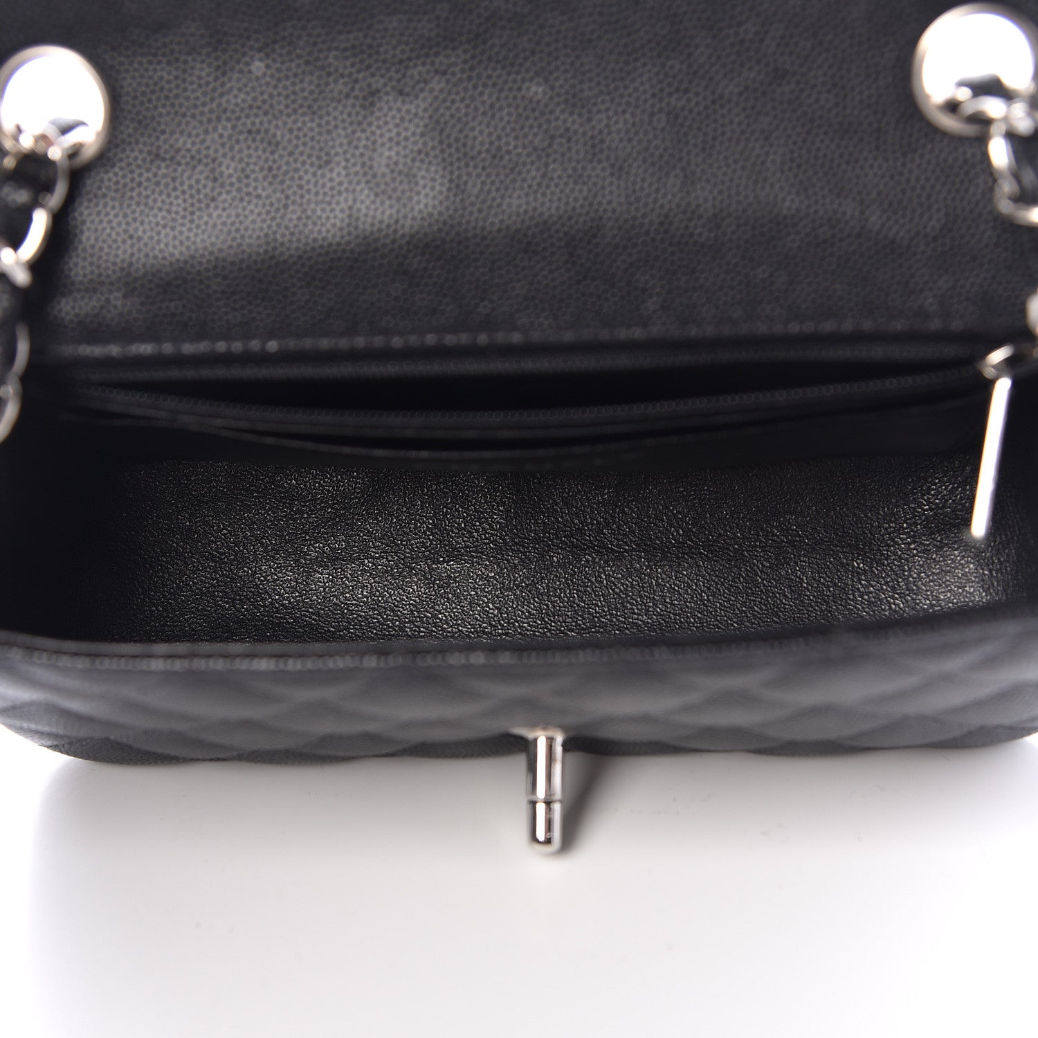 Chanel Caviar Quilted Mini Rectangular Flap Black 5 of 11
