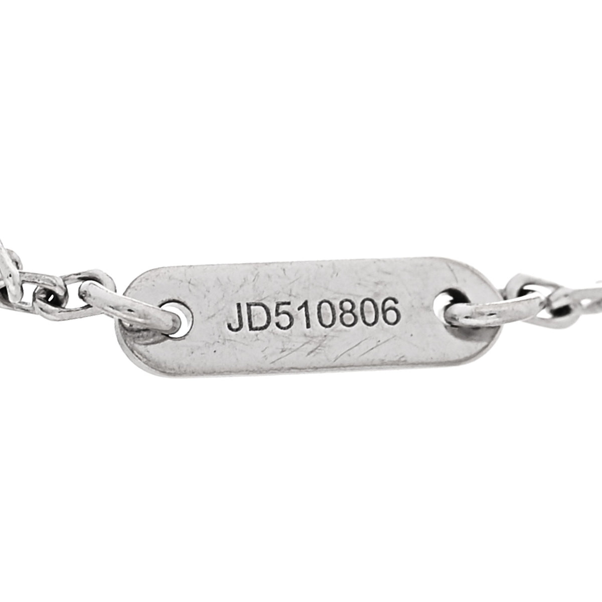 18K White Gold Diamond Sweet Alhambra Bracelet