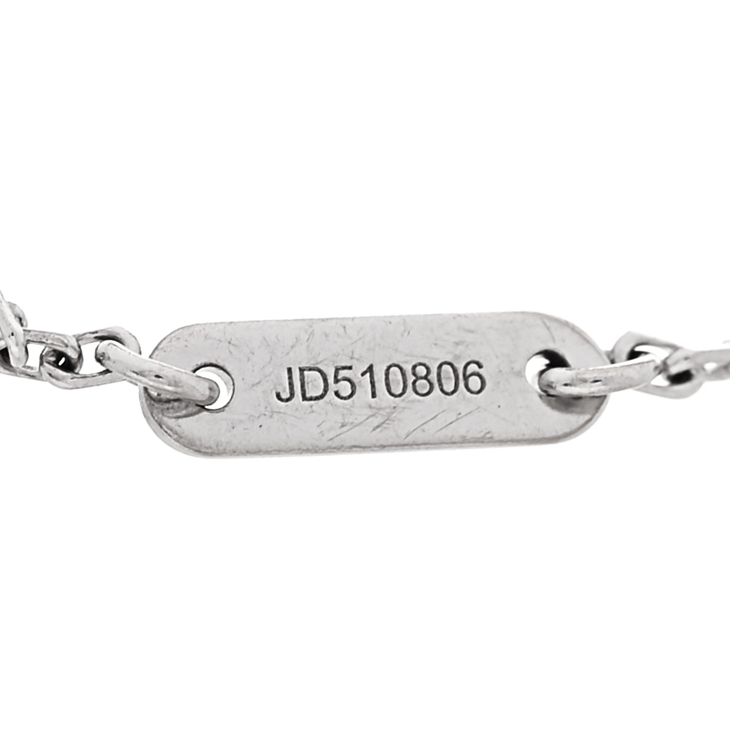 Van Cleef & Arpels 18K White Gold Diamond Sweet Alhambra Bracelet 5 of 6